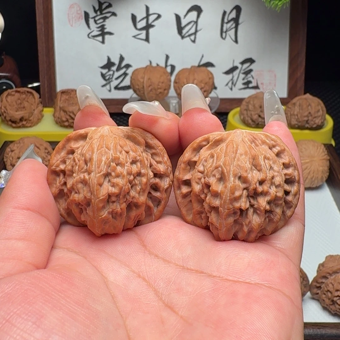 文玩核桃吊坠全品无修磨盘38尺