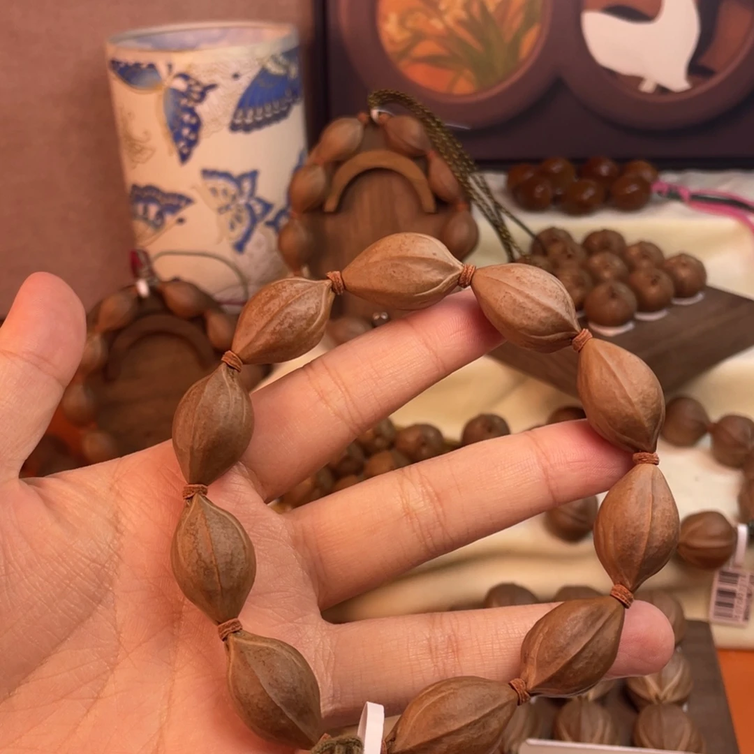 都***别橄榄核手串/手链1524梅林铁核三面佛