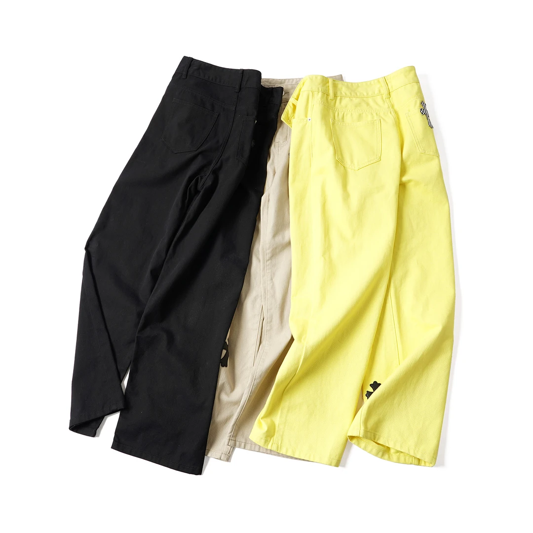 【贴皮直筒牛仔裤】XWKZ56121