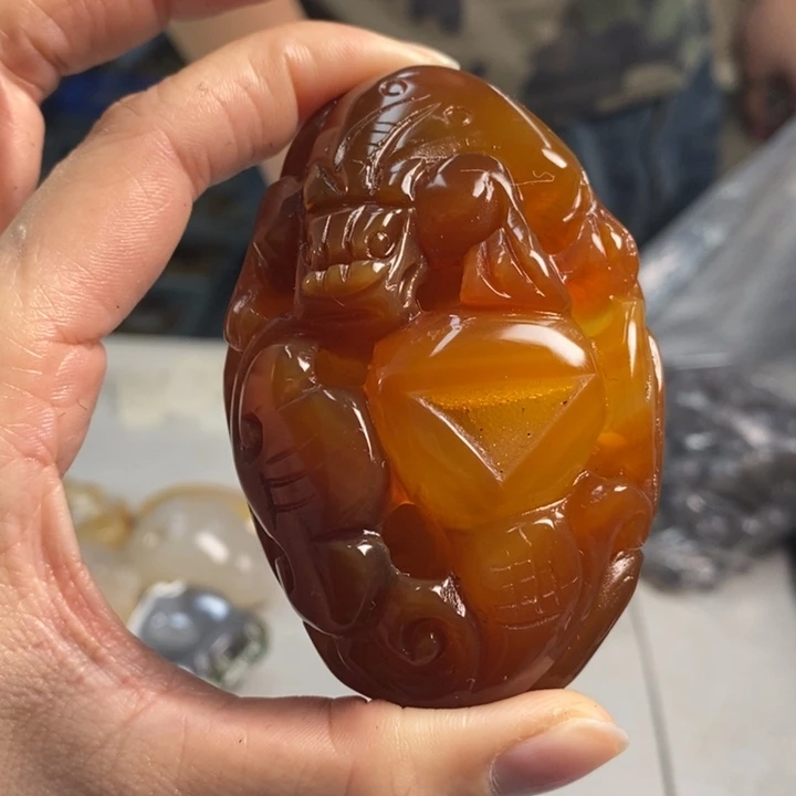 玛瑙/玉髓吊坠(不含链)未镶嵌