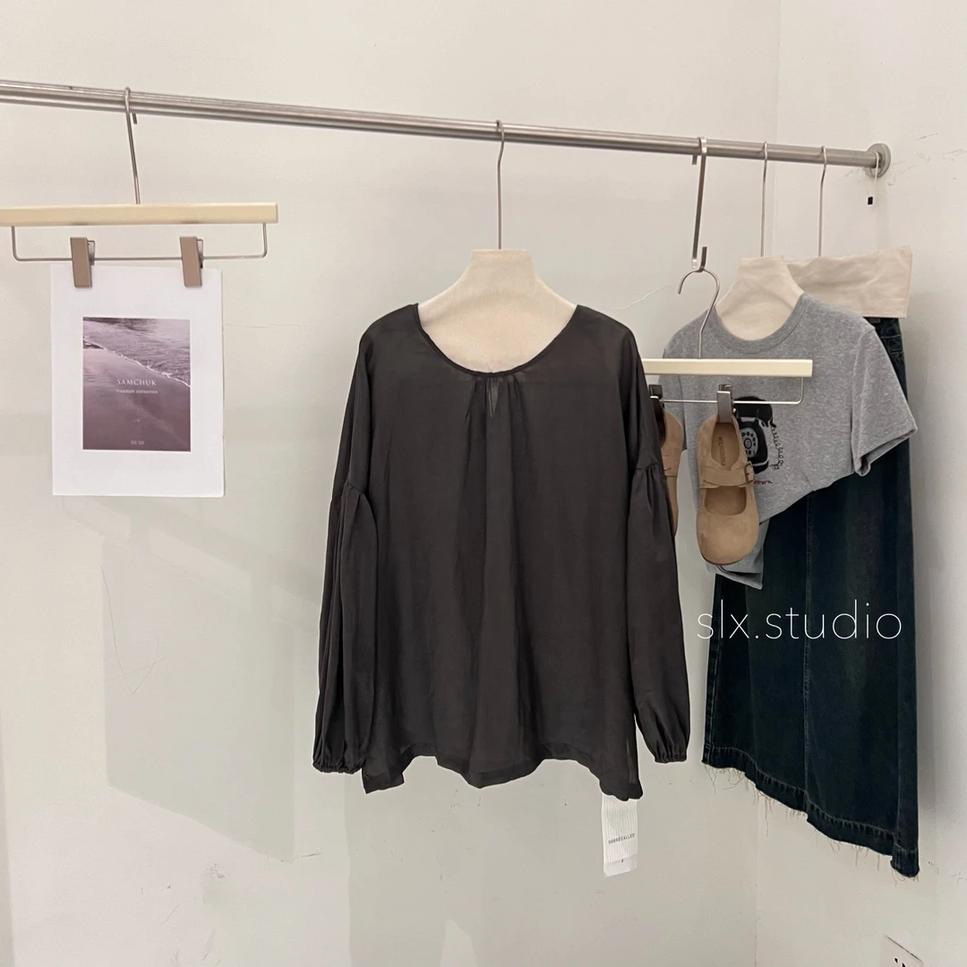 slx@ 6231 苎麻圆领小衫