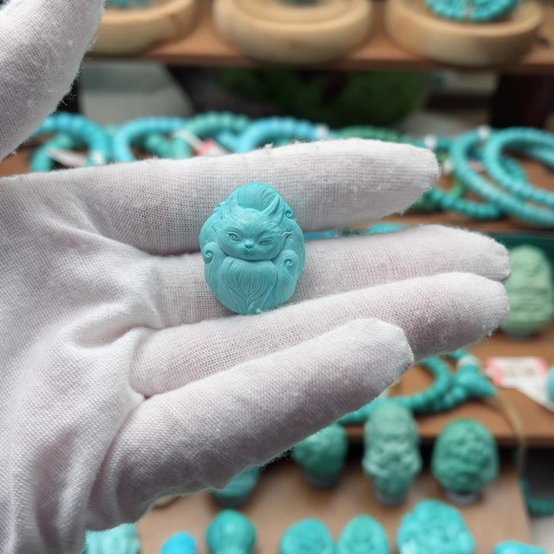 未镶嵌绿松石凤九