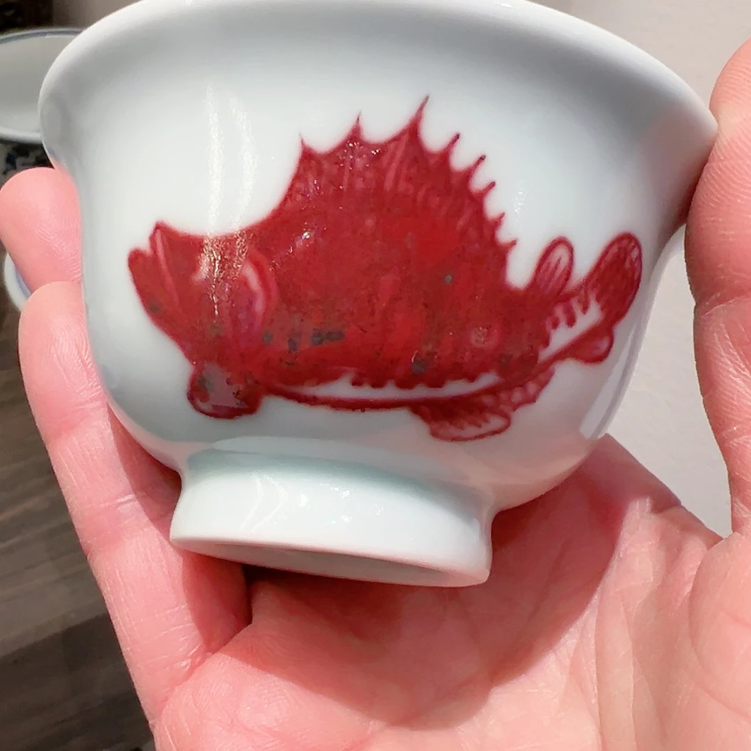 省大师亲工原矿釉里红