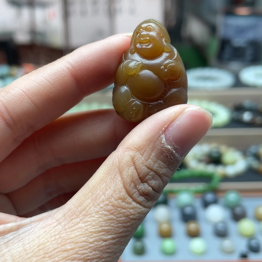 和田玉（糖玉）颈饰未镶嵌