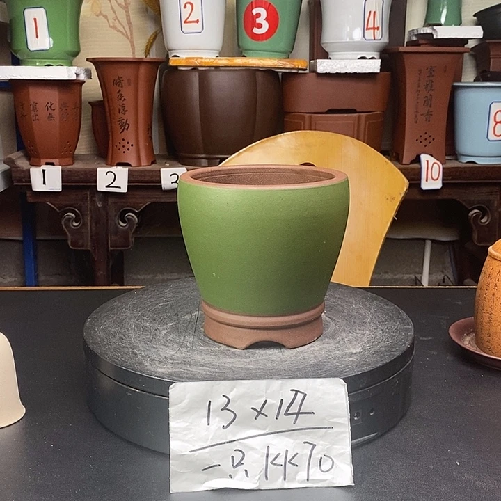 紫砂花盆紫砂花盆货号一只KK70