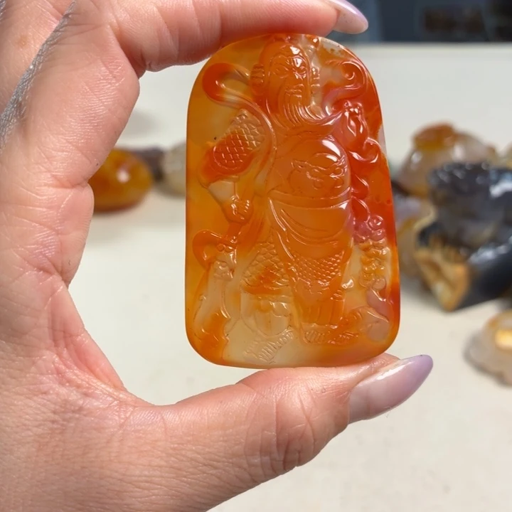 玛瑙/玉髓未镶嵌吊坠(不含链)