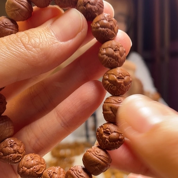 手串/手链橄榄核龙纹桃核