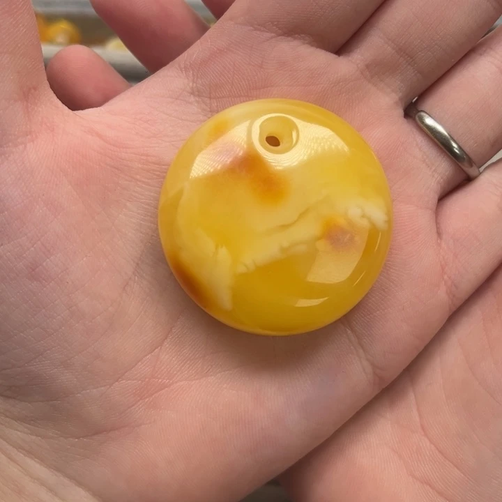 裸石琥珀未镶嵌天然蜜蜡配件