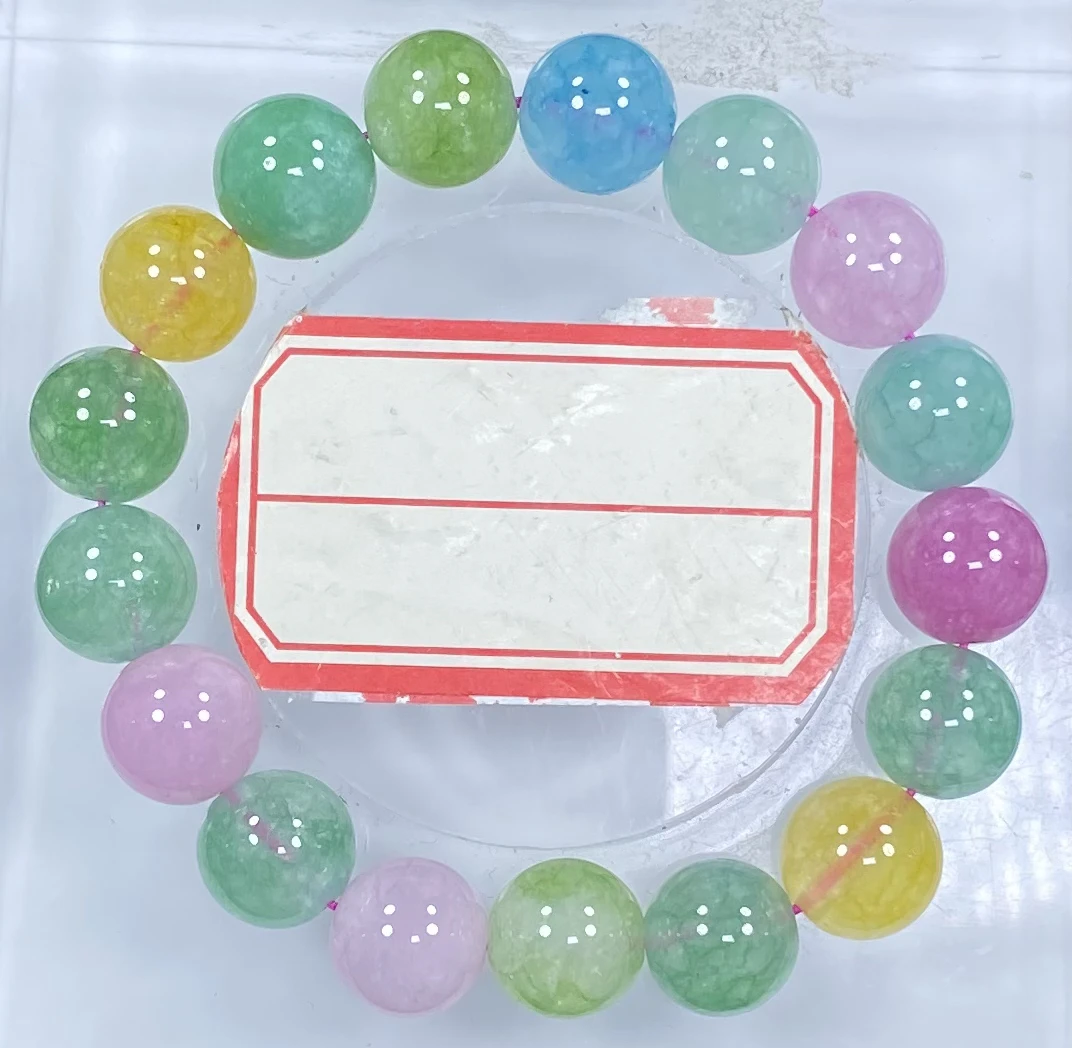 彩羽毛12mm手串发一条C39