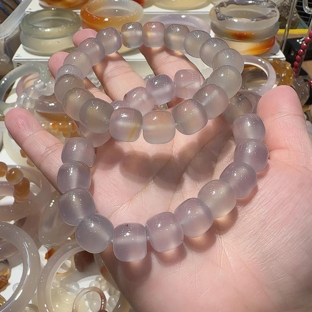 M***~玛瑙/玉髓未镶嵌手镯