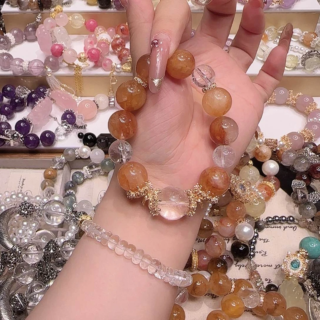 水晶手链未镶嵌把