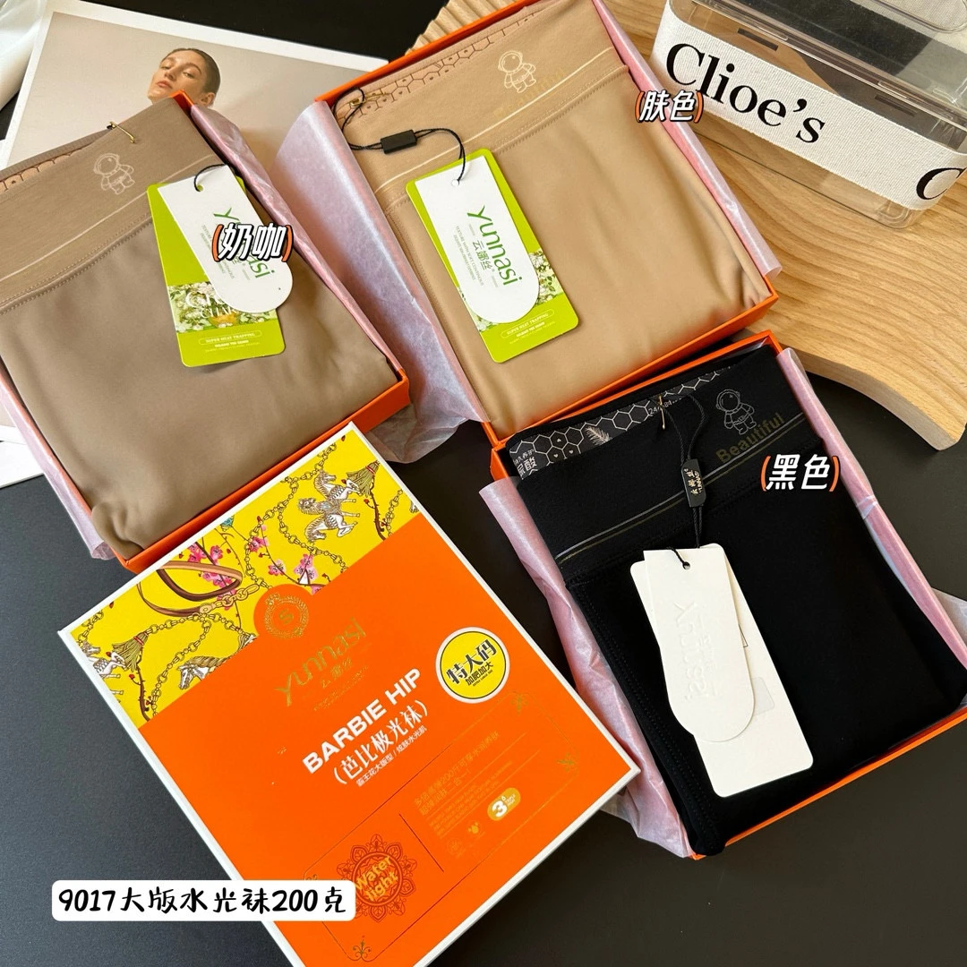 9017大版水光袜200克 芭比极光袜