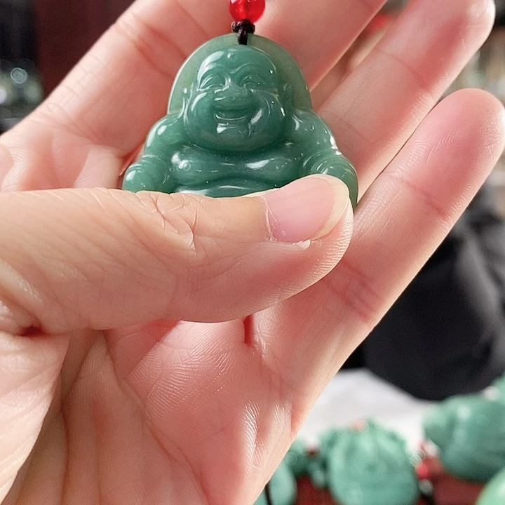 密玉（石英质玉）颈饰未镶嵌安*儿