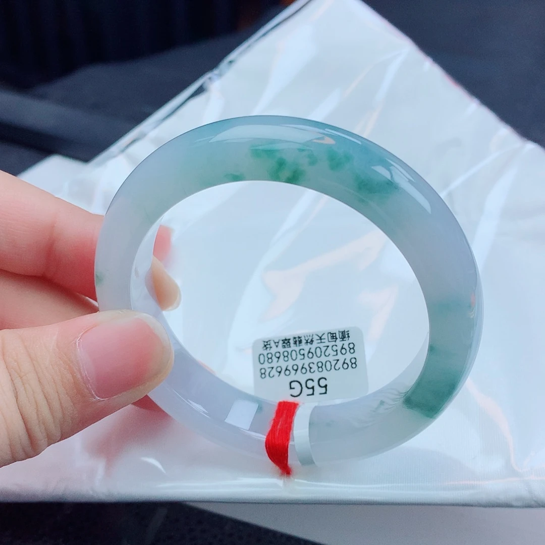 翡翠手镯未镶嵌天然缅甸翡翠A货手镯