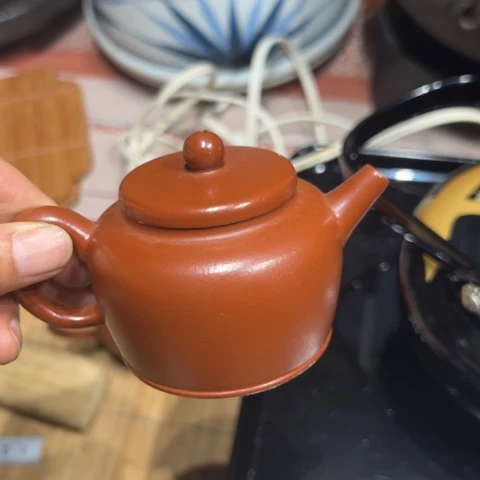 蜜安罐瓷香炉锡茶则