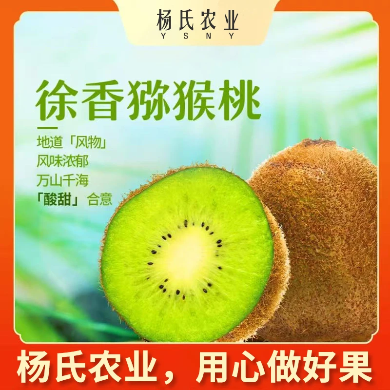 【正宗精品】陕西即食徐香绿心猕猴桃奇异果新鲜水果皮薄多汁整箱发