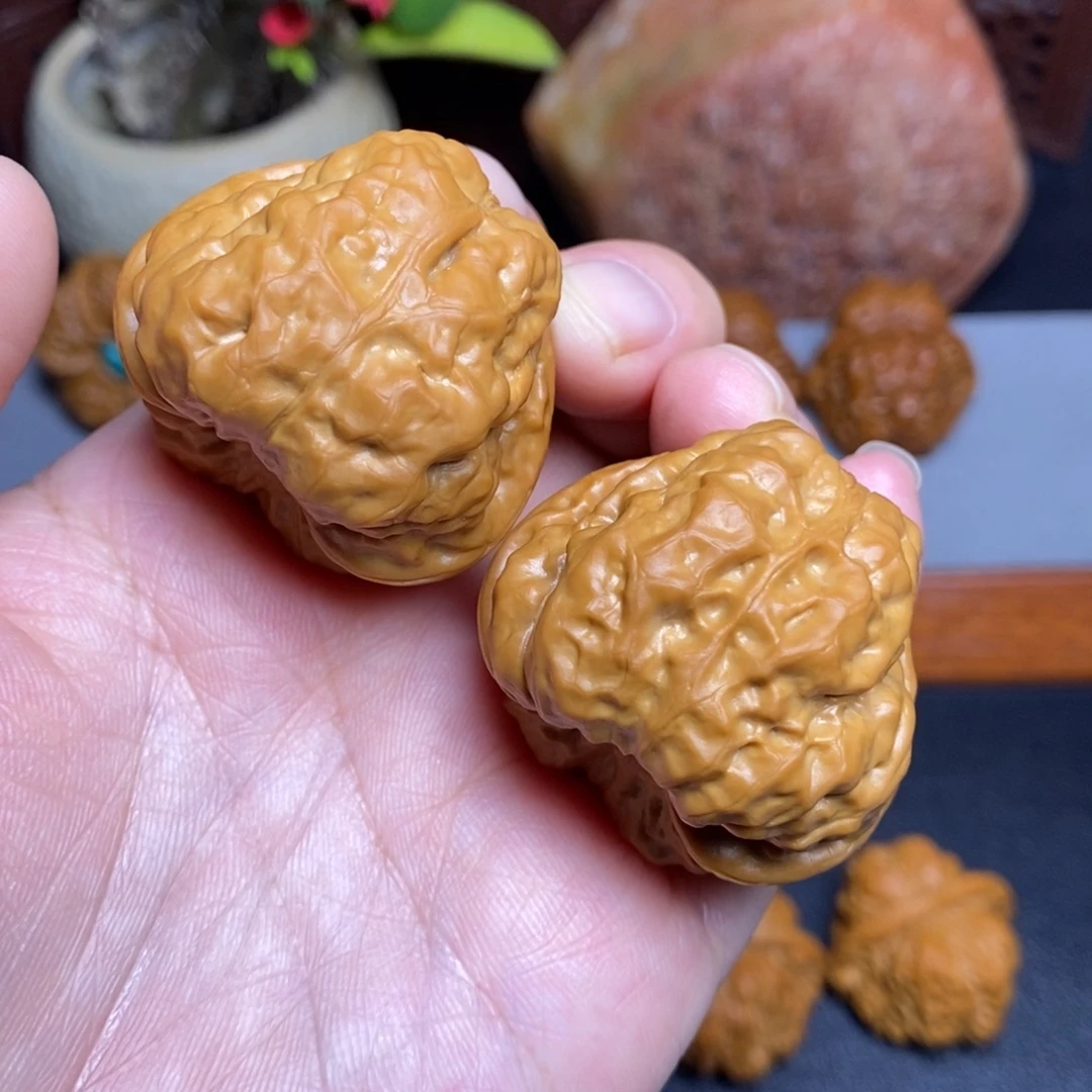 文玩核桃把件40三角肥蛙