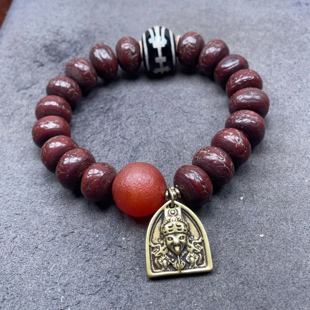 菩提把件未镶嵌凤眼