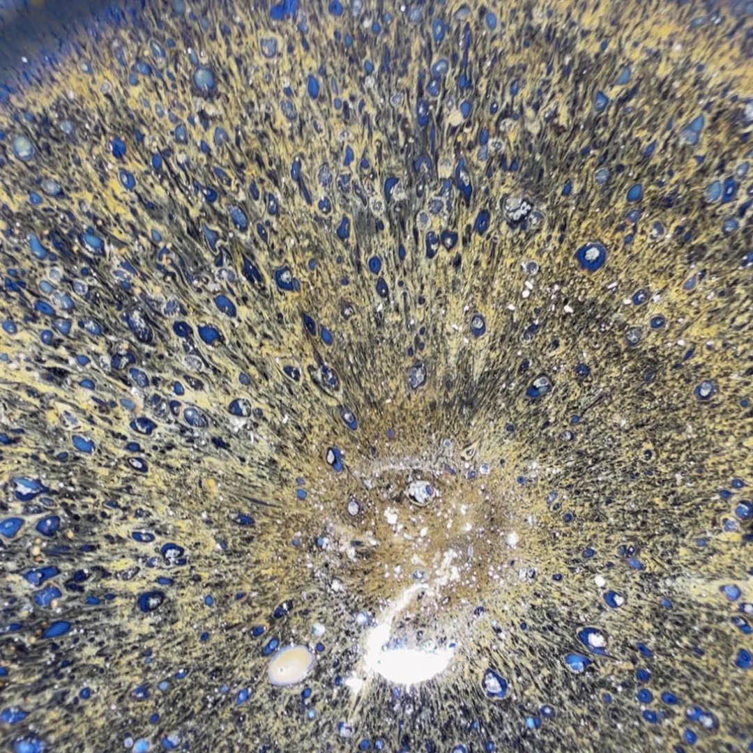 茶盏妖怪柴烧玉毫