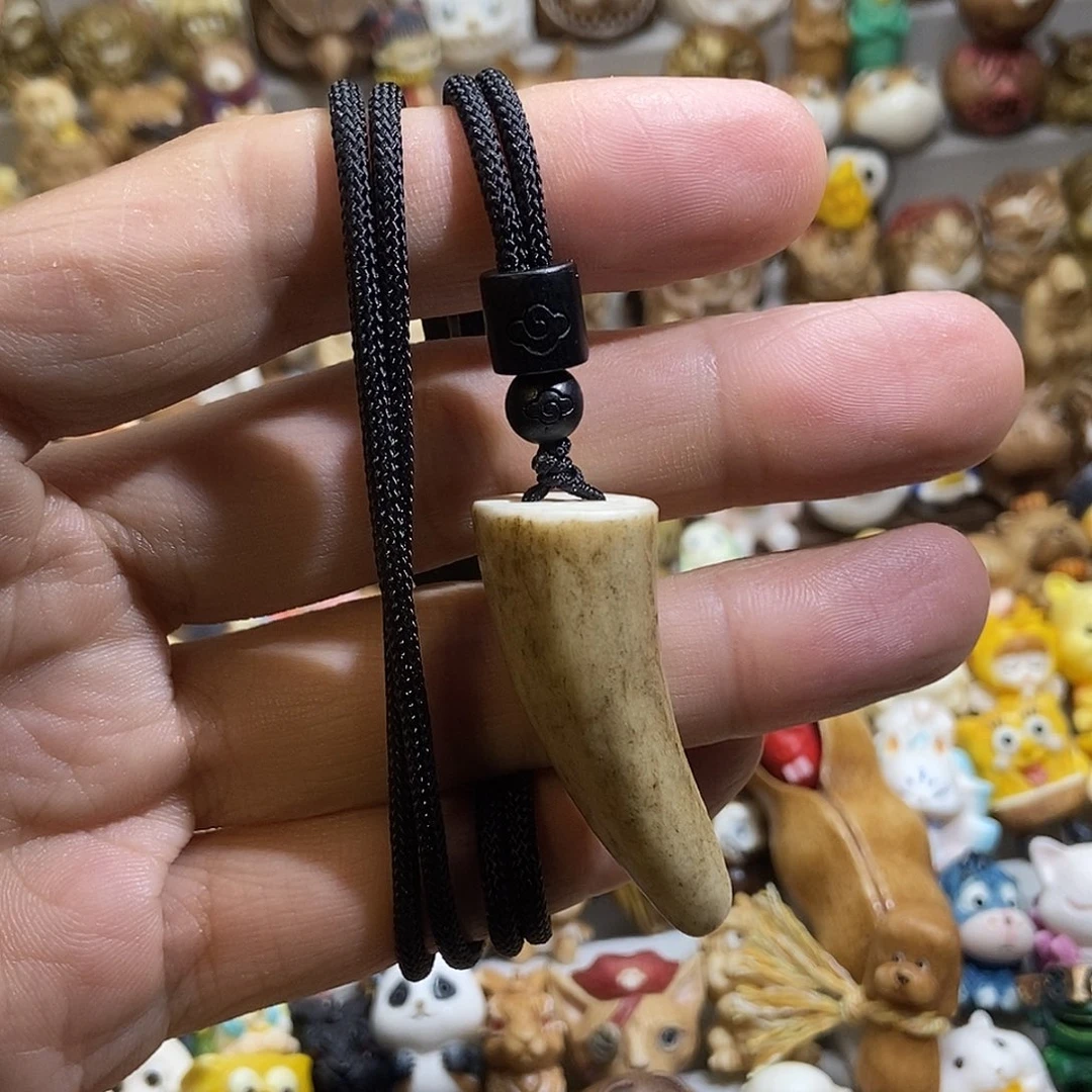 非金属鹿角尖项链