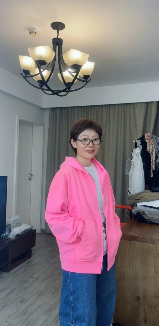 新款纯棉拉链卫衣