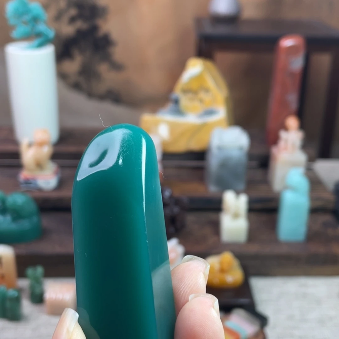 【闪购商品】昌化石印石青*鉴4501