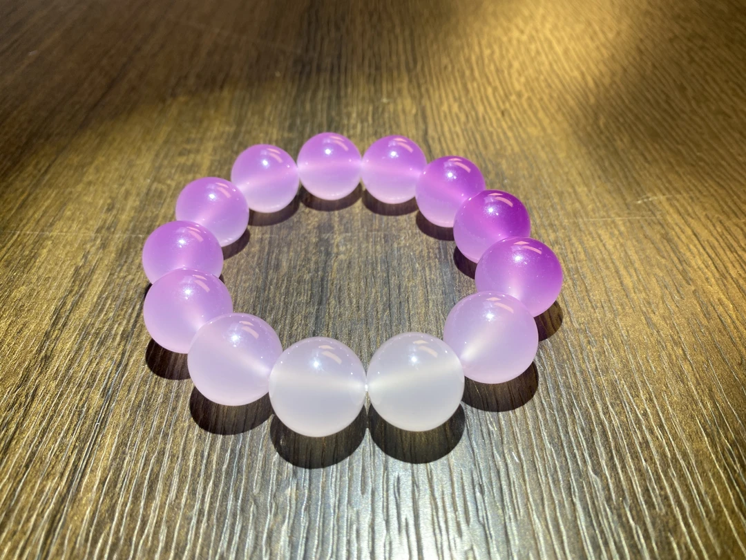 093白樱花紫菩提18mm精品手串xk093（无礼盒）