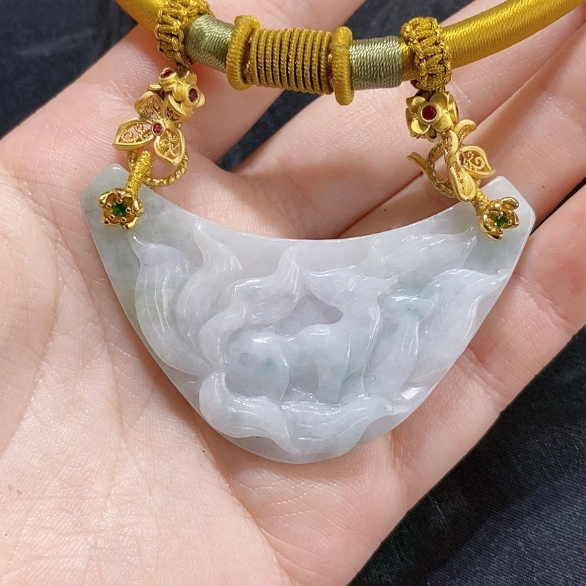 【闪购商品】翡翠未镶嵌颈饰吊坠