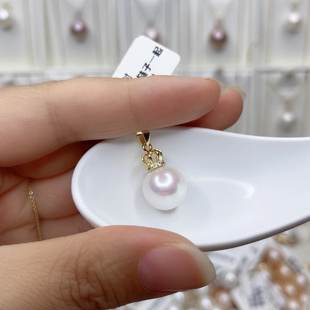 淡水珍珠未镶嵌吊坠(赠链)
