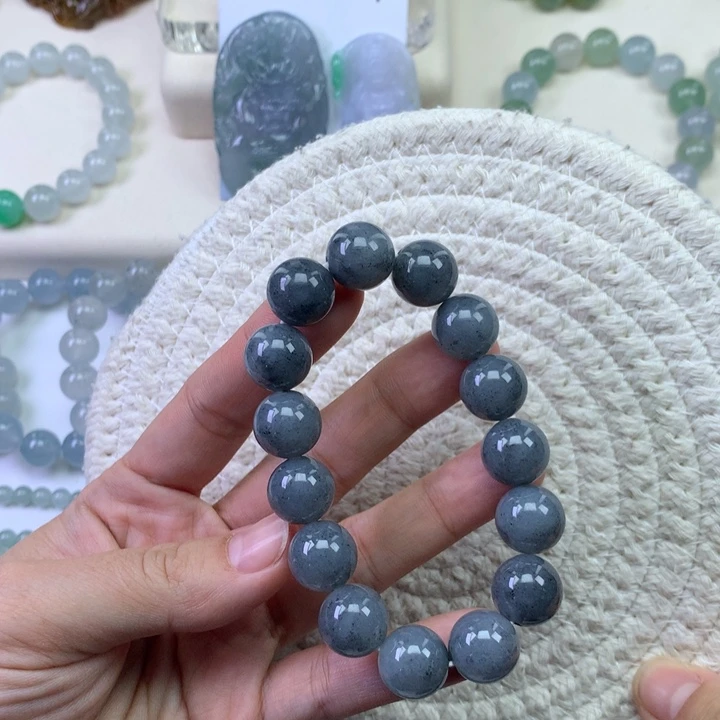 翡翠未镶嵌手串天然翡翠手串定金