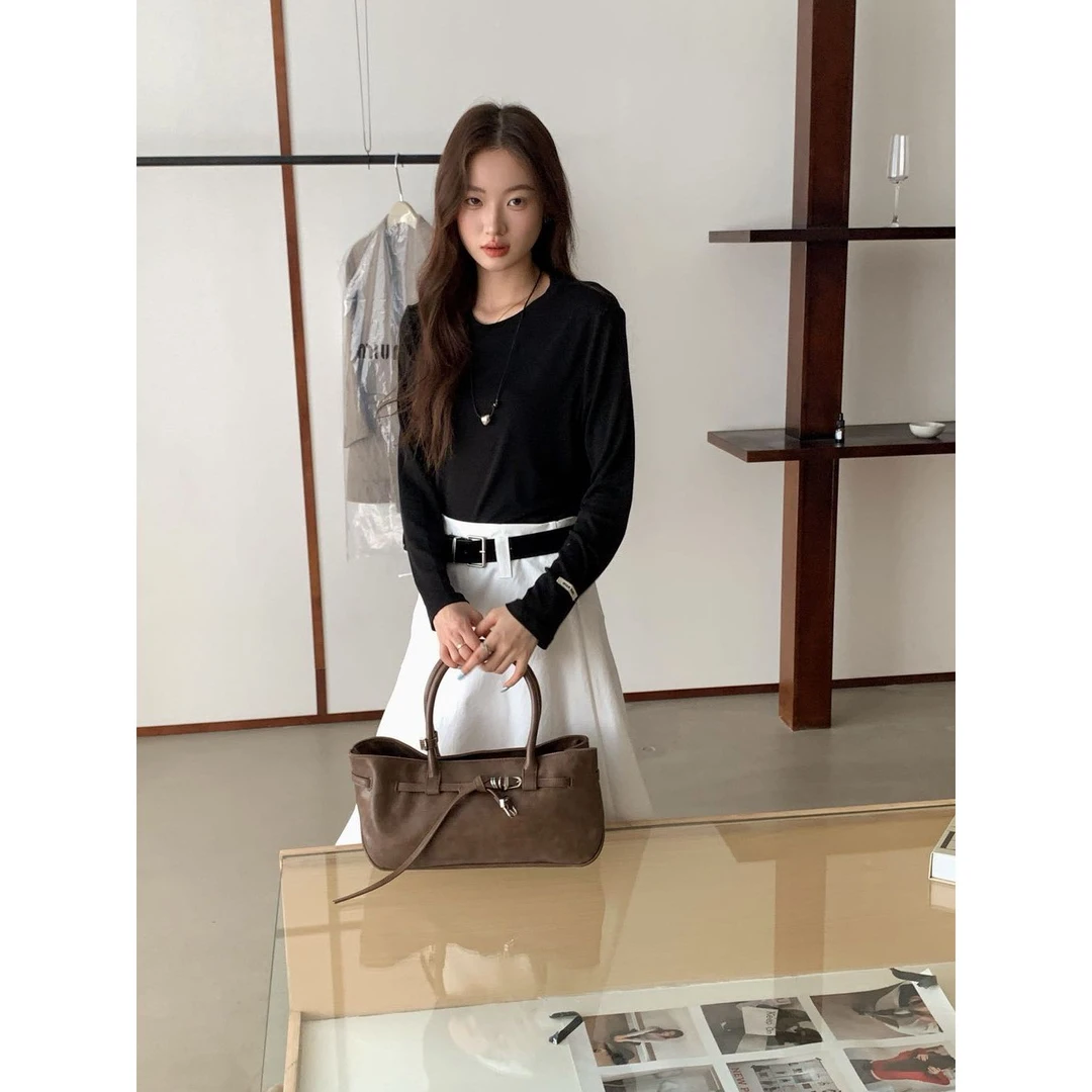 25708#巨巨巨推荐！上身超柔软亲肤显瘦百搭长袖针织衫