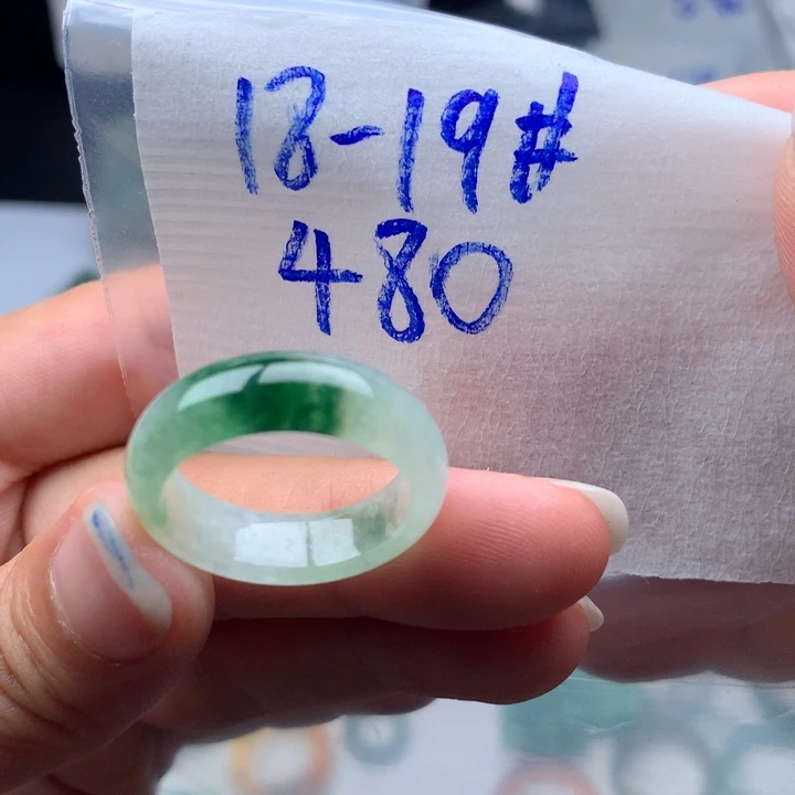 翡翠未镶嵌戒指戒圈