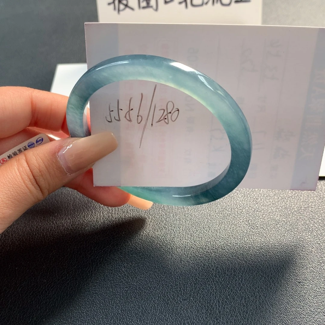 翡翠未镶嵌手镯天然翡翠