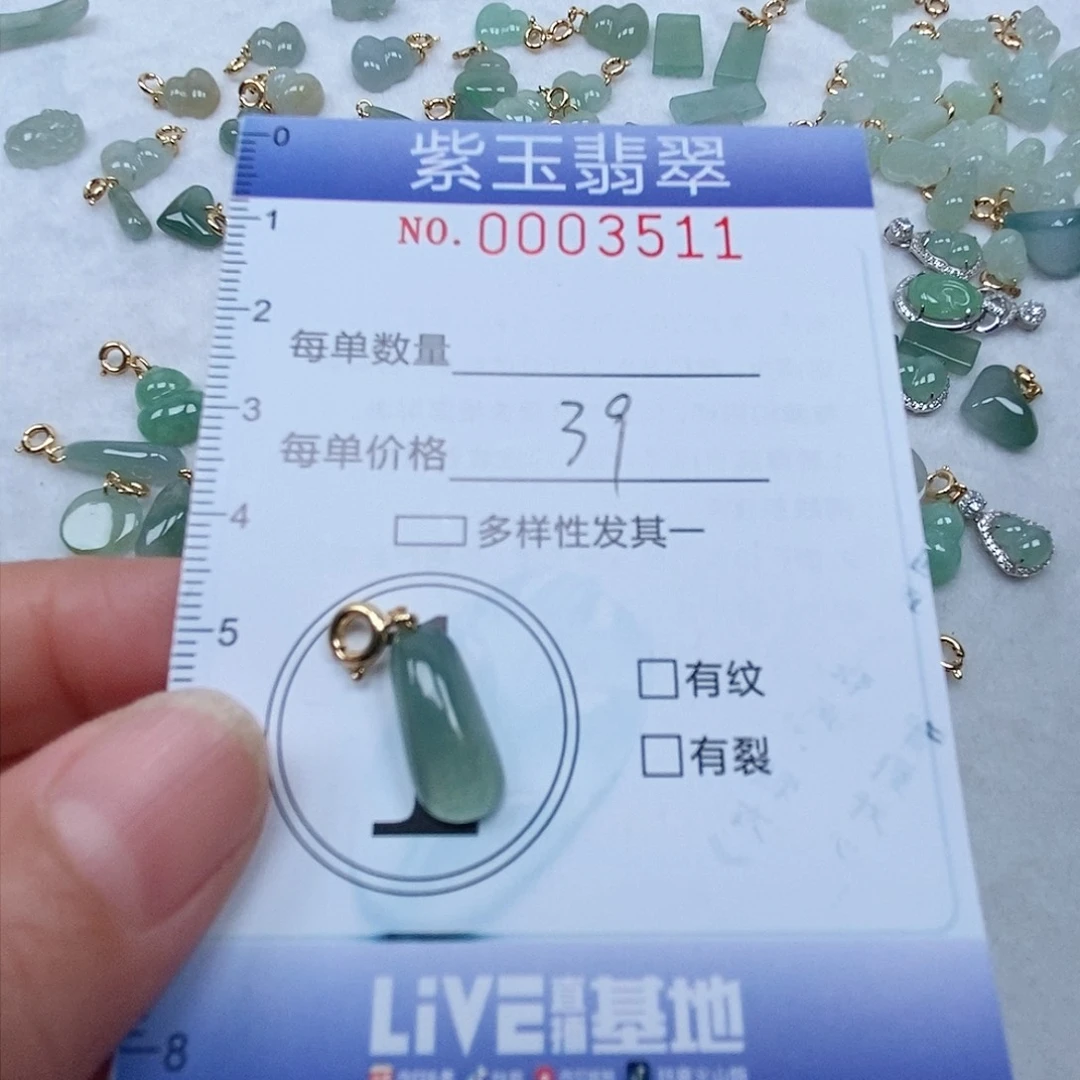 翡翠未镶嵌颈饰随行