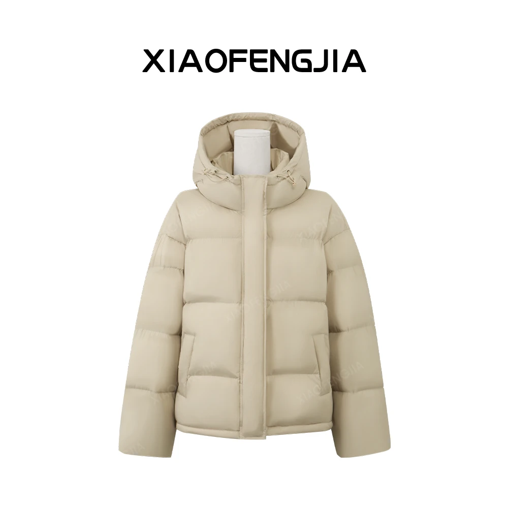 2024冬季新款【四季青小封家轻奢】90白鸭绒面包服24015