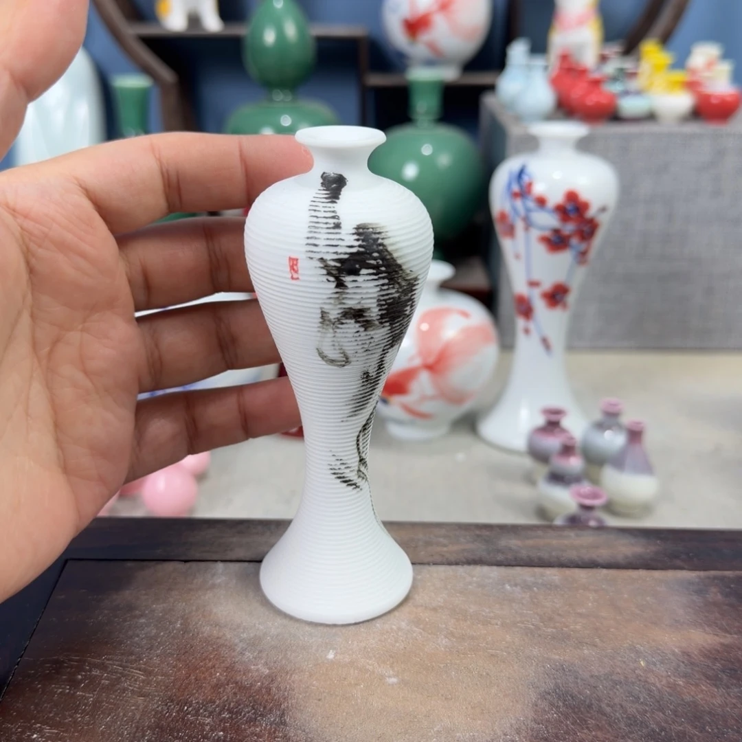 陶瓷手工小花器摆件