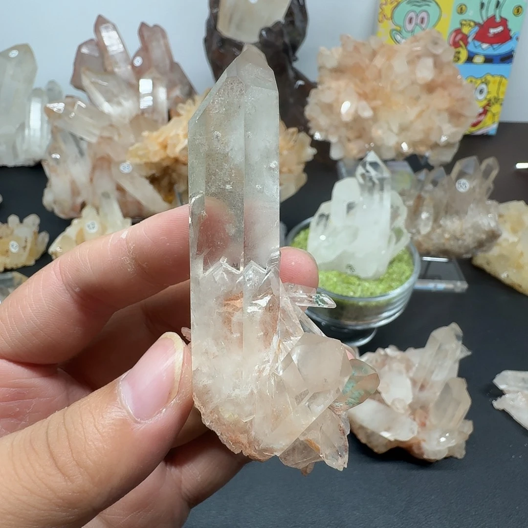 银S925镶嵌珠宝半成品水晶