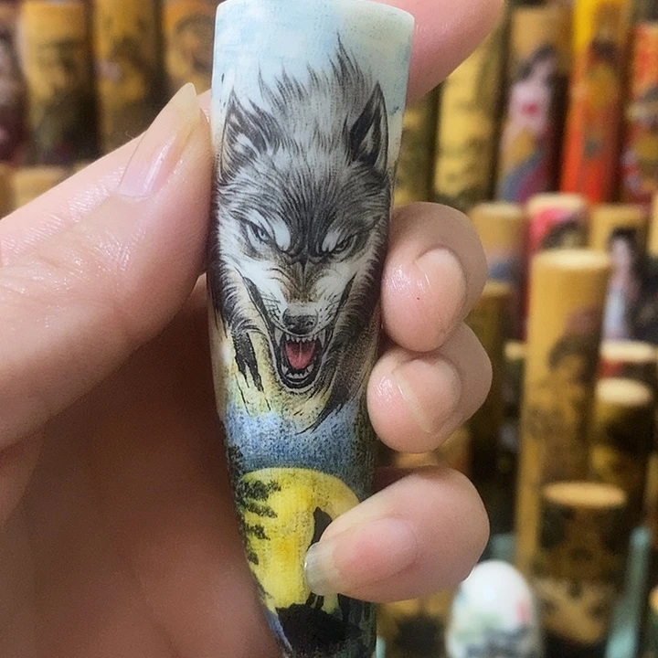 福***神实心玉竹材质工艺