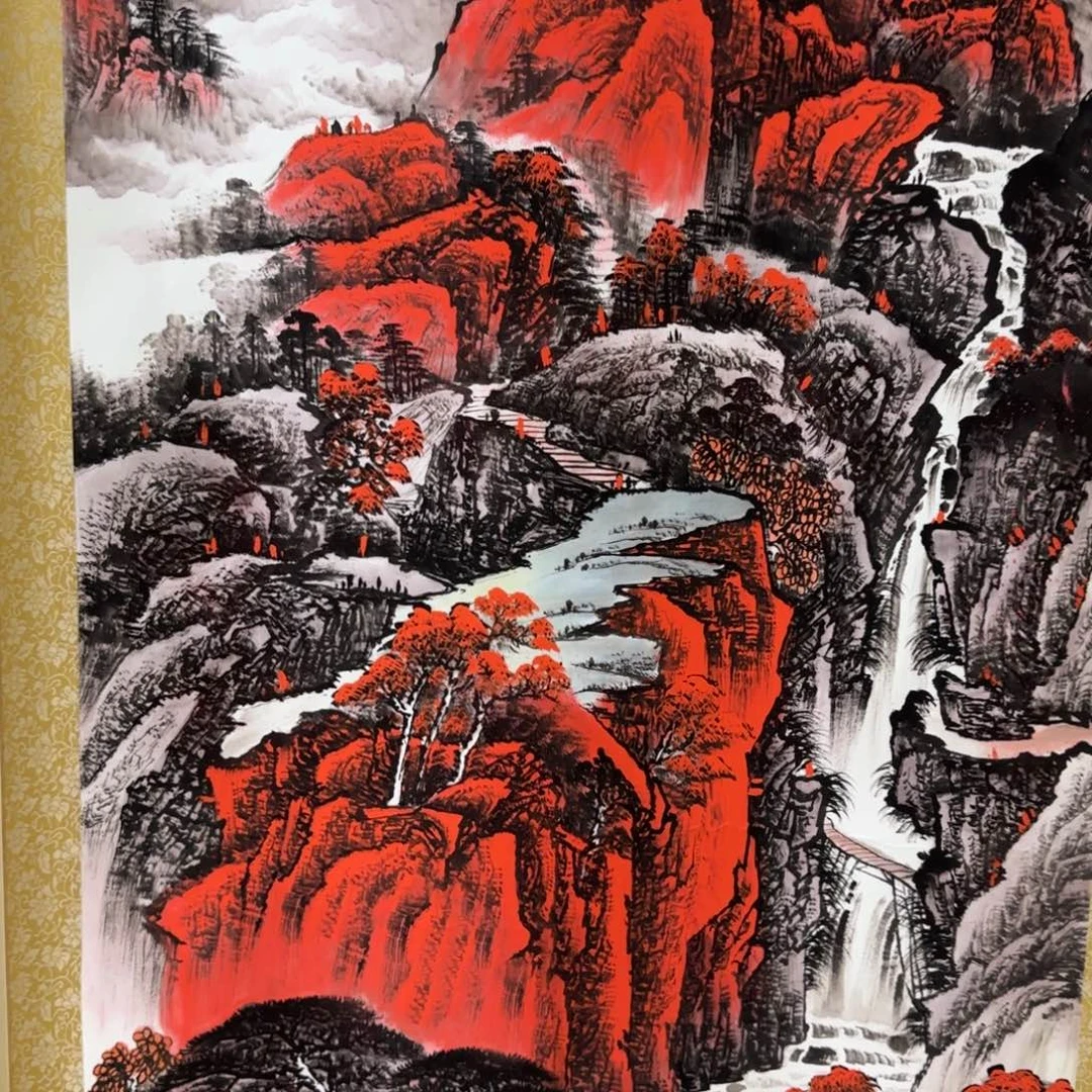 潇***生国画QA原创山水作品！带证书！限购一单