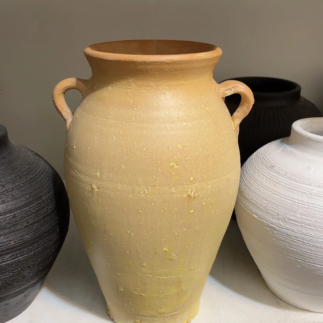 红陶无孔口径12高度28