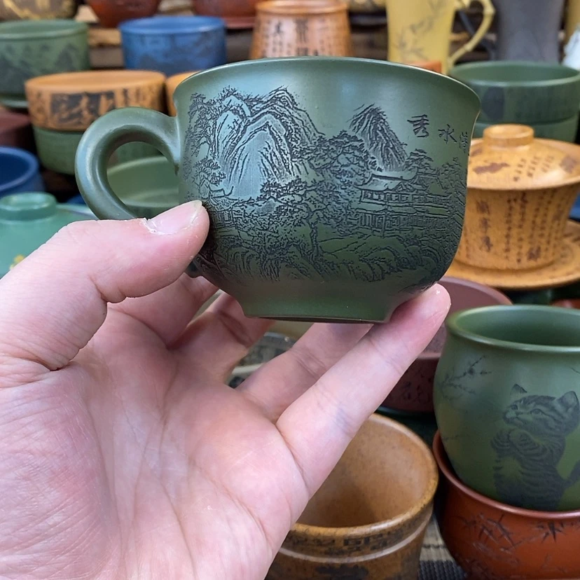 【闪购商品】紫砂杯子宜兴全手工紫砂杯