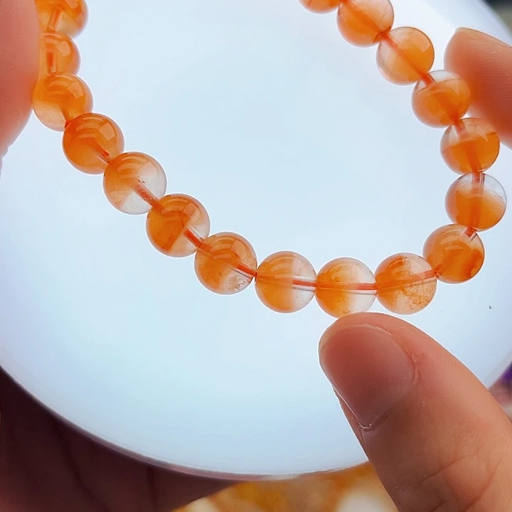 水晶未镶嵌手串天然