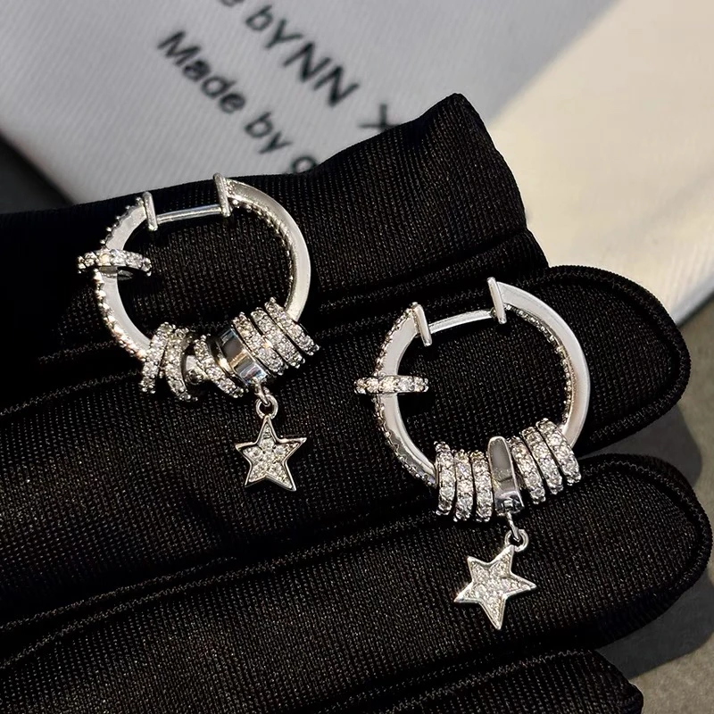 合金耳饰 UI饰品【S925银针】高级感潮流耳饰耳扣耳钉气质轻奢小众