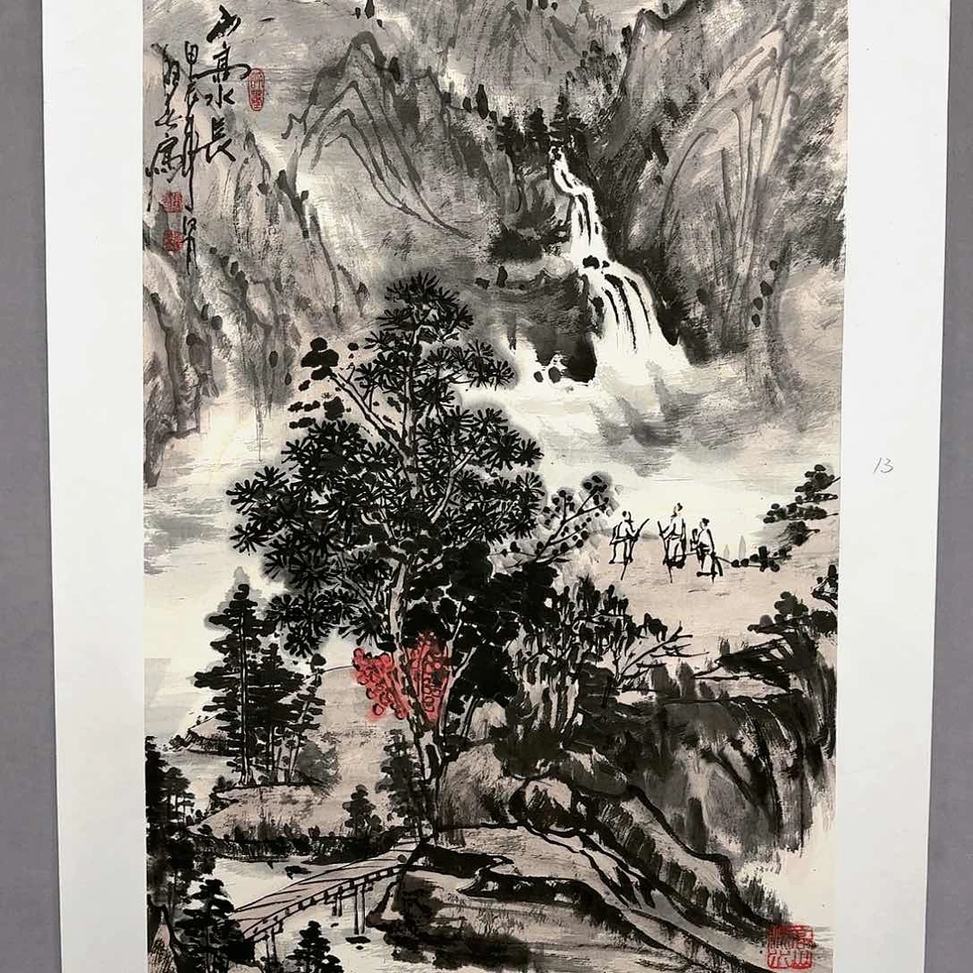 国画国画纯手绘作品请放心去藏