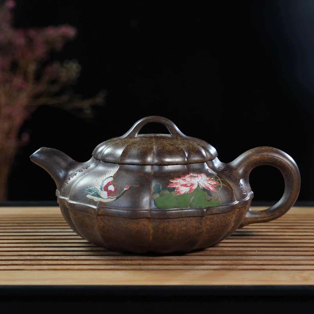 Z-PHJ-23   潘洪钧  宜兴手工紫砂   筋纹线圆