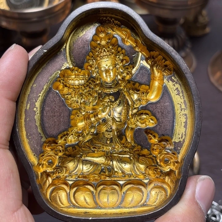 7***钟铜星月菩提挂件菩提