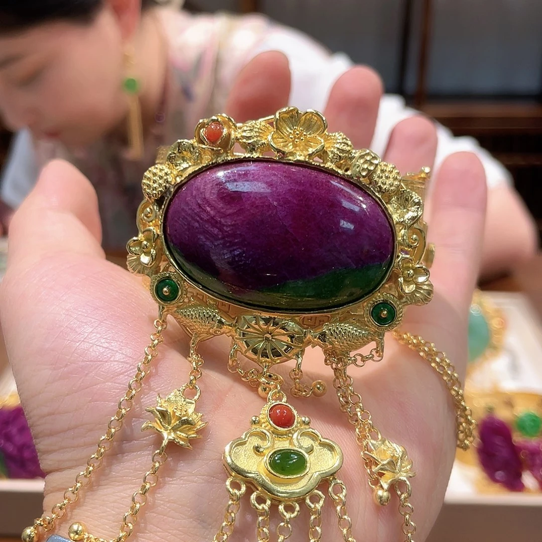 锦纶非金属手镯红宝