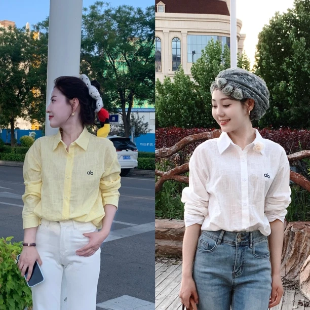 夏季必备棉麻衬衫