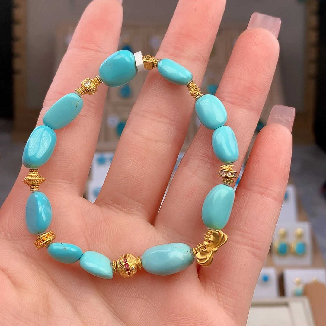 未镶嵌绿松石手串