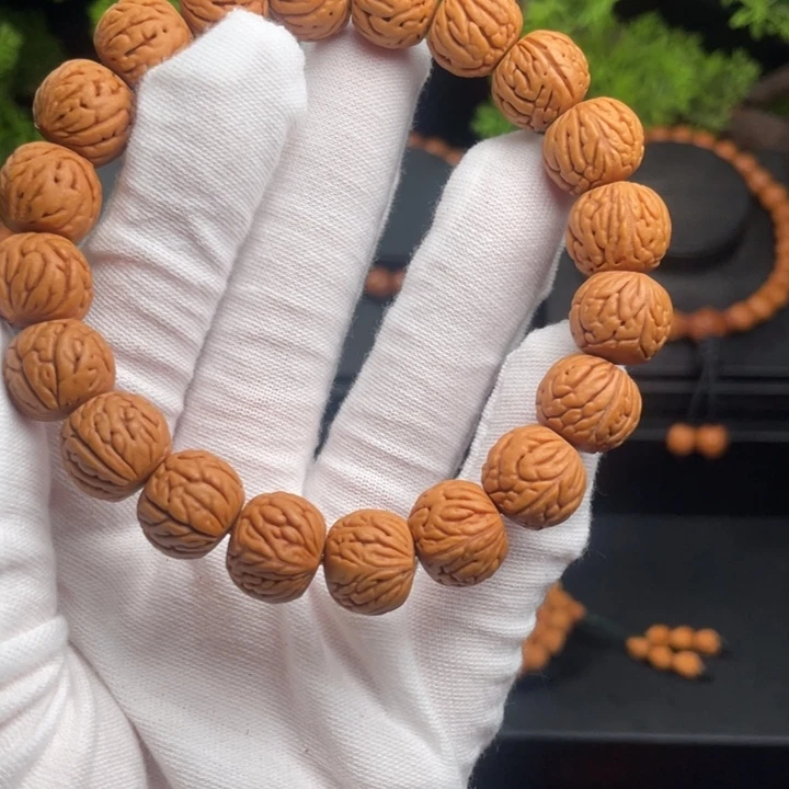 卟***棄木质类精品桃核单圈